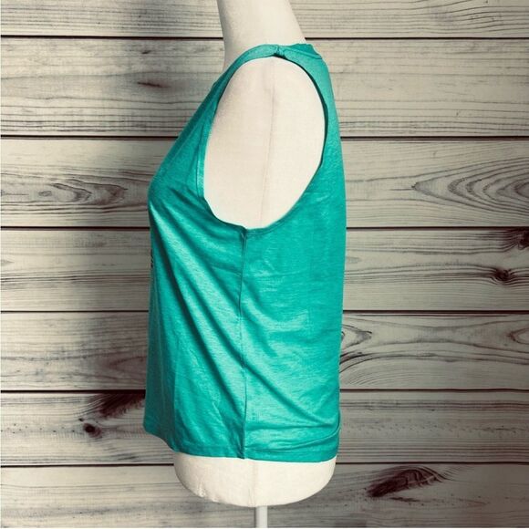Spiritual Gangster Peloton Green Lightweight Active Muscle Tank - Picture 7 of 10